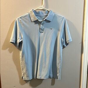 Vineyard Vines Youth Large Light Blue Polo Shirt